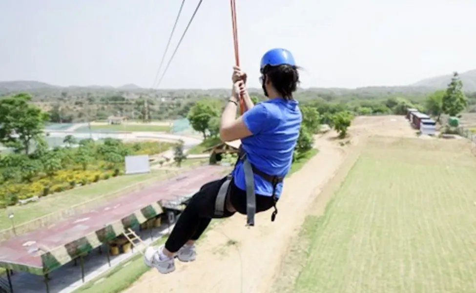 Rock Climbing, Rappelling And Zip Lining Activity At Jaisalmer