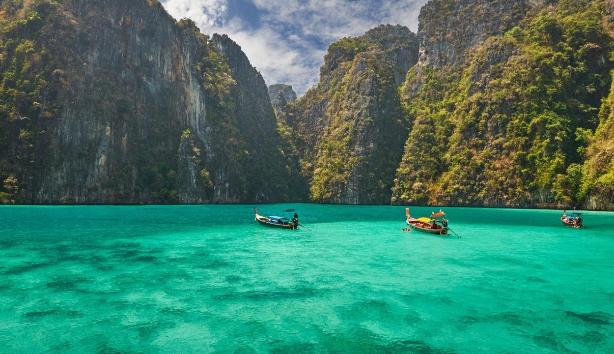Southern Thailand includes Phuket, Krabi, and Phi Phi Islands.